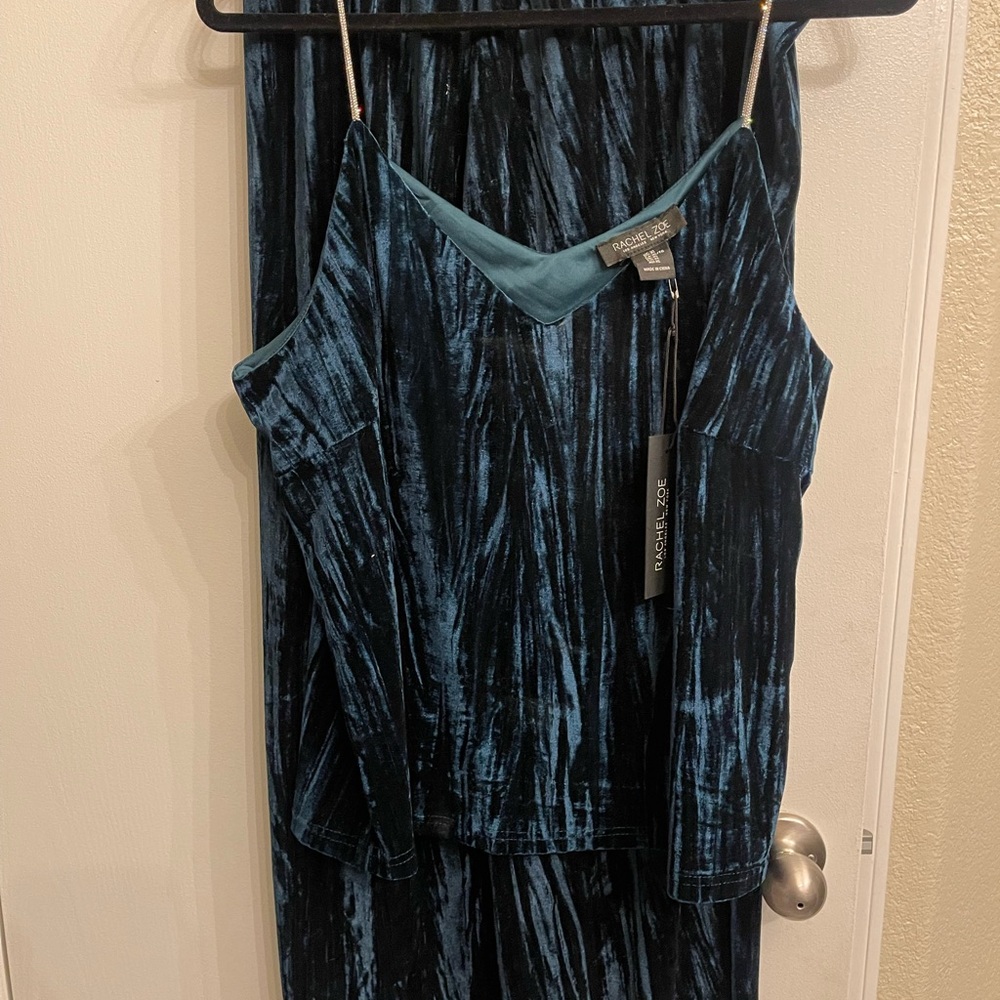 Brand new crush velvet, Racheal Zoe tank suit.